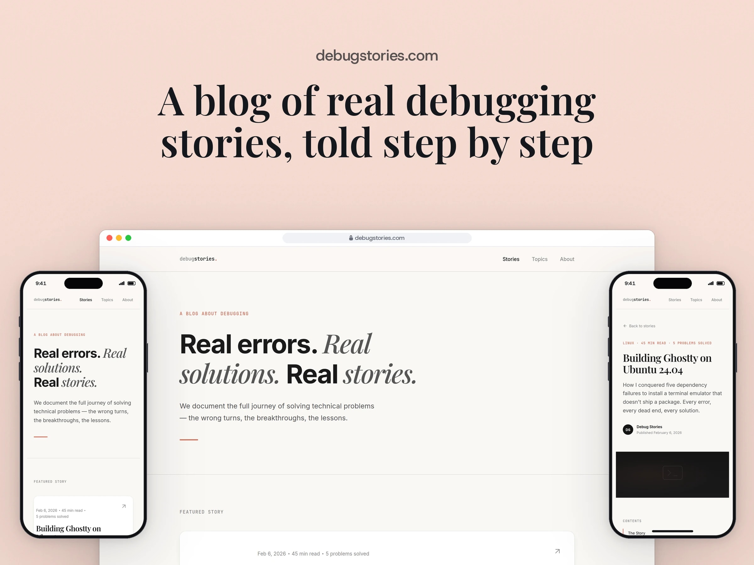 A blog of real debugging stories, told step by step